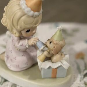 Adorable Figurine with Child and Puppy